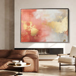 Abstract 398 Canvas Art 18" x 24" / 45 x 60 cm / Black