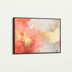 Abstract 398 Canvas Art 18" x 24" / 45 x 60 cm / Black