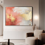 Abstract 398 Canvas Art 60 x 40 cm / Black