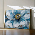 Floral 398 Canvas Art 18" x 24" / 45 x 60 cm / Black