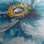Floral 398 Canvas Art 18" x 24" / 45 x 60 cm / Black