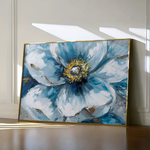Floral 398 Canvas Art 60 x 40 cm / Black