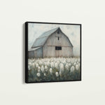 Landscape 398 Canvas Art 16" x 16" / 40 x 40 cm / Black