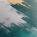Abstract 399 Canvas Art 18" x 24" / 45 x 60 cm / Black