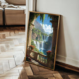 Landscape 399 Canvas Art 18" x 24" / 45 x 60 cm / Black