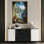 Landscape 399 Canvas Art 18" x 24" / 45 x 60 cm / Black