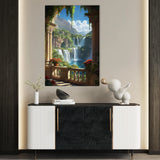 Landscape 399 Canvas Art 18" x 24" / 45 x 60 cm / Black