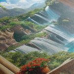 Landscape 399 Canvas Art 18" x 24" / 45 x 60 cm / Black