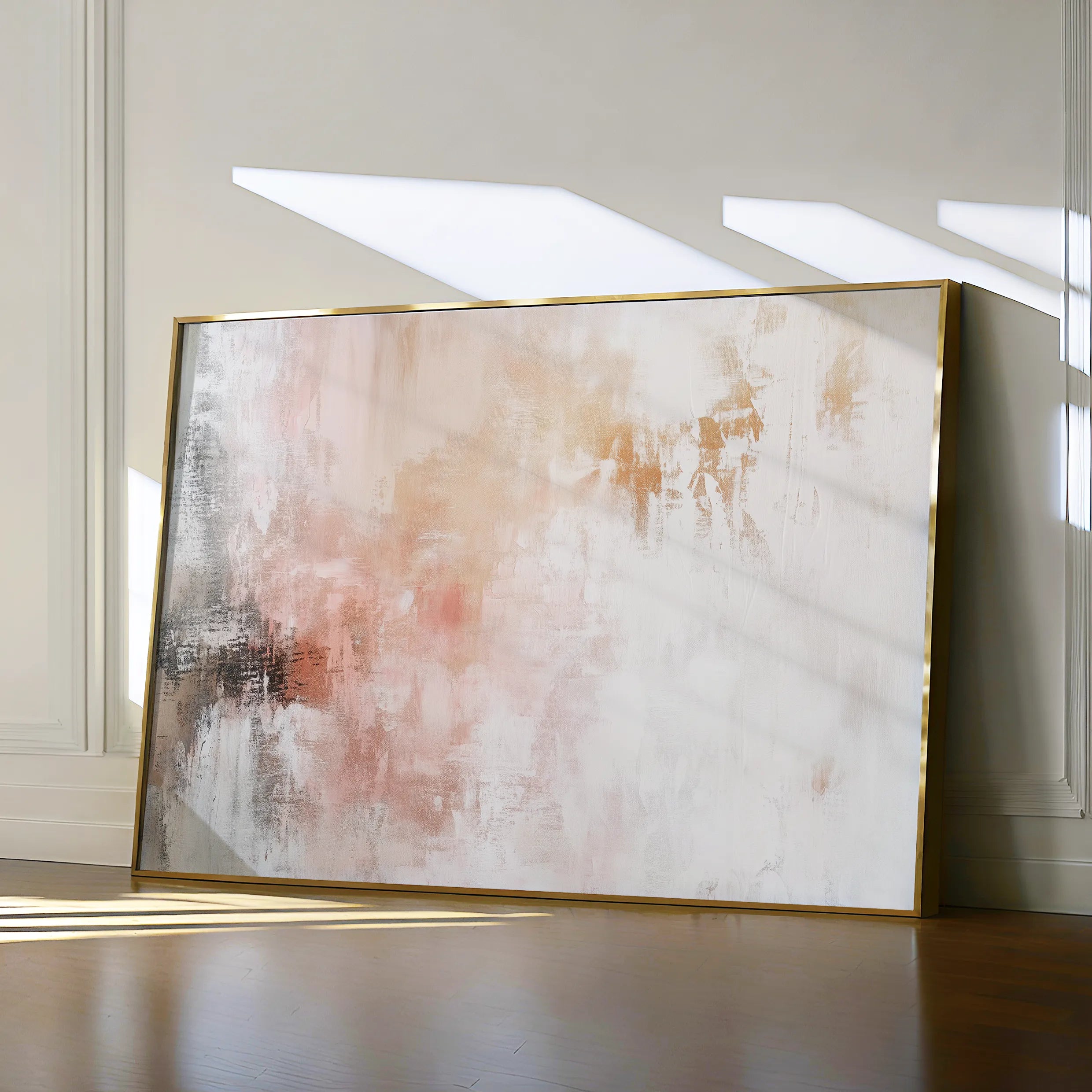 Abstract 400 Canvas Art 18" x 24" / 45 x 60 cm / Black