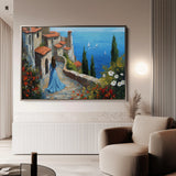 Landscape 400 Canvas Art 18" x 24" / 45 x 60 cm / Black