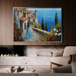 Landscape 400 Canvas Art 60 x 40 cm / Black