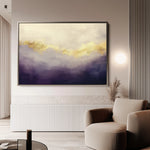 Abstract 401 Canvas Art 18" x 24" / 45 x 60 cm / Black