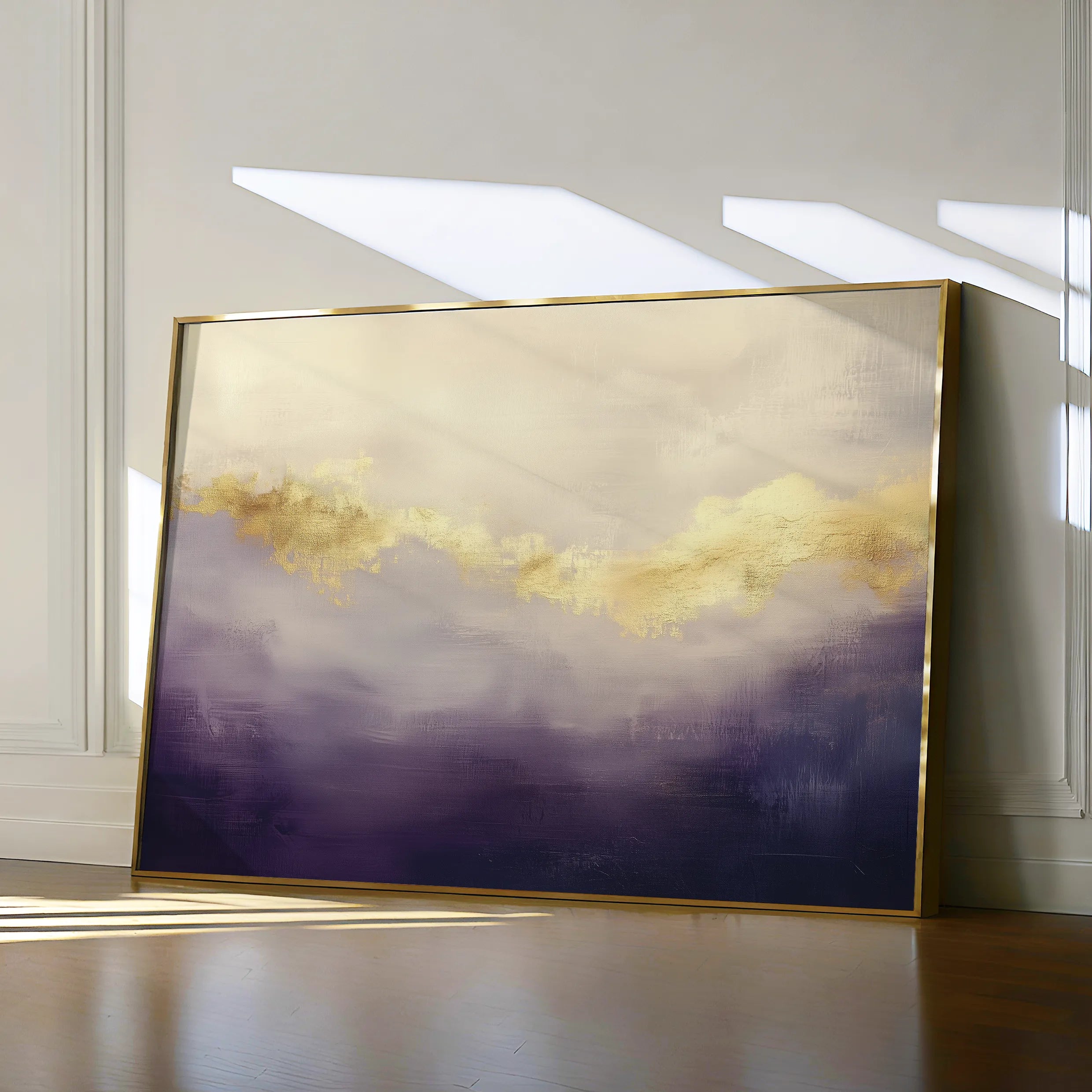 Abstract 401 Canvas Art 18" x 24" / 45 x 60 cm / Black