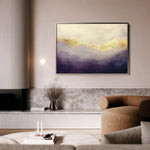 Abstract 401 Canvas Art 18" x 24" / 45 x 60 cm / Black