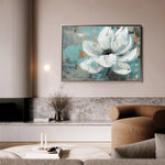 Floral 401 Canvas Art 18" x 24" / 45 x 60 cm / Black