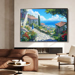 Landscape 401 Canvas Art 18" x 24" / 45 x 60 cm / Black