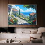 Landscape 401 Canvas Art 18" x 24" / 45 x 60 cm / Black