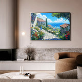 Landscape 401 Canvas Art 18" x 24" / 45 x 60 cm / Black