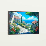Landscape 401 Canvas Art 18" x 24" / 45 x 60 cm / Black