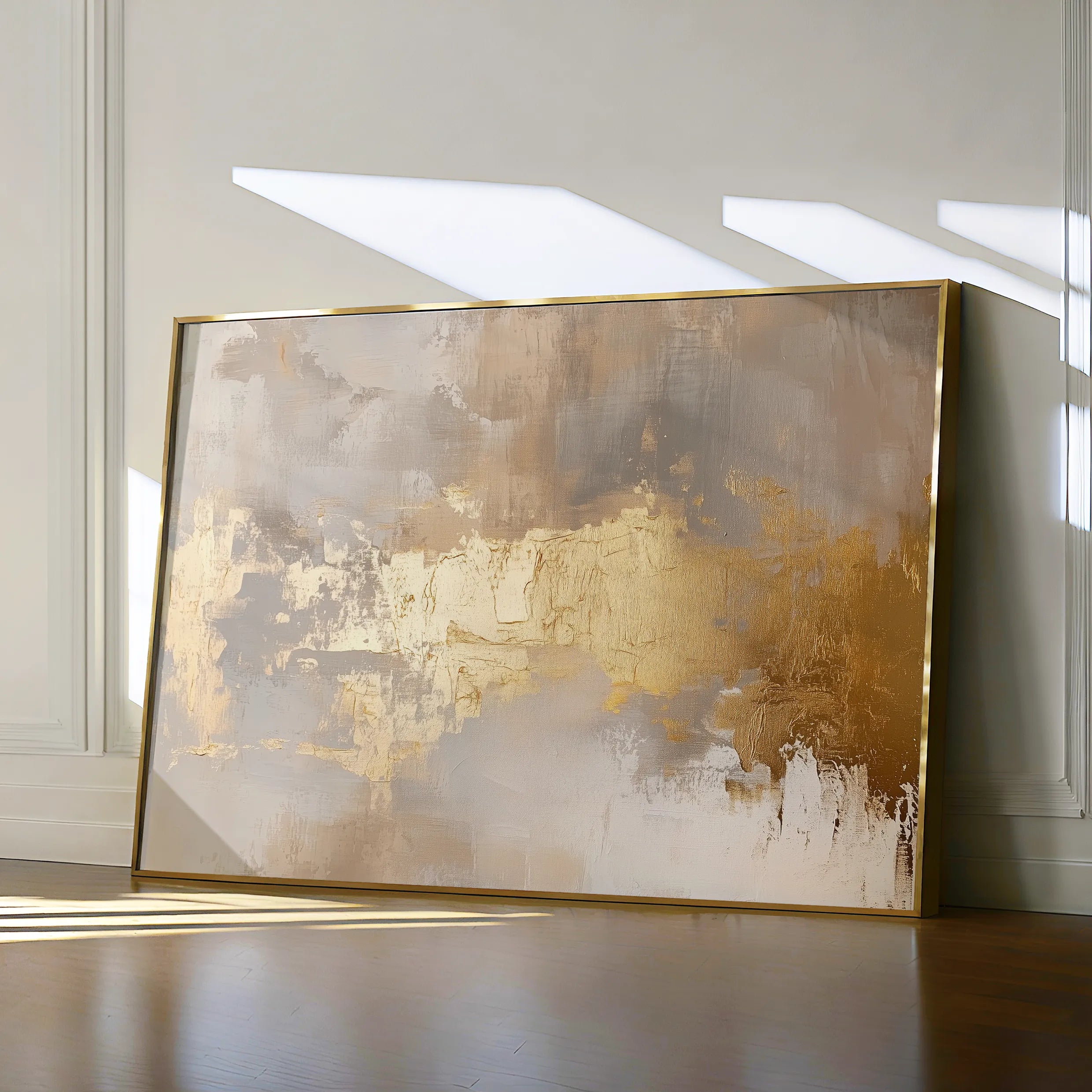 Abstract 402 Canvas Art 18" x 24" / 45 x 60 cm / Black