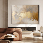Abstract 402 Canvas Art 18" x 24" / 45 x 60 cm / Black