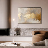 Abstract 402 Canvas Art 18" x 24" / 45 x 60 cm / Black