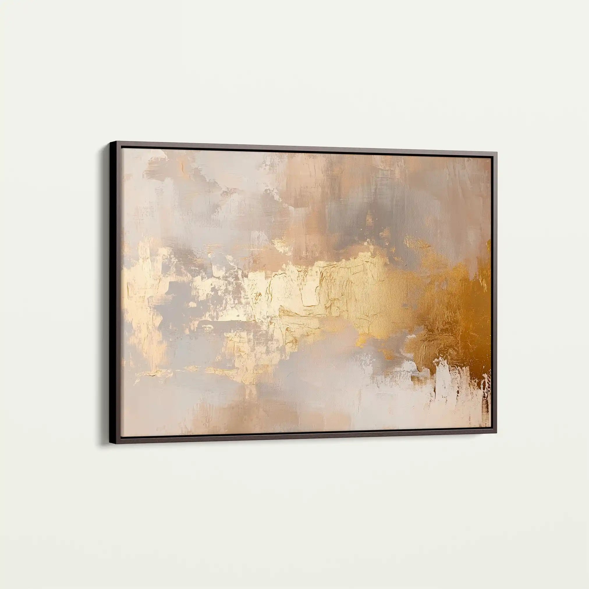 Abstract 402 Canvas Art 60 x 40 cm / Black
