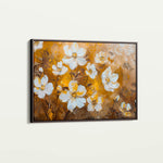 Floral 402 Canvas Art 18" x 24" / 45 x 60 cm / Black