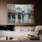 Landscape 402 Canvas Art 18" x 24" / 45 x 60 cm / Black