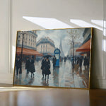 Landscape 402 Canvas Art 18" x 24" / 45 x 60 cm / Black