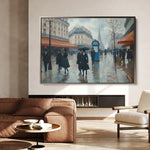 Landscape 402 Canvas Art 18" x 24" / 45 x 60 cm / Black