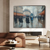 Landscape 402 Canvas Art 18" x 24" / 45 x 60 cm / Black