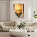 Abstract 403 Canvas Art 18" x 24" / 45 x 60 cm / Black