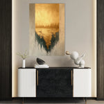 Abstract 403 Canvas Art 18" x 24" / 45 x 60 cm / Black