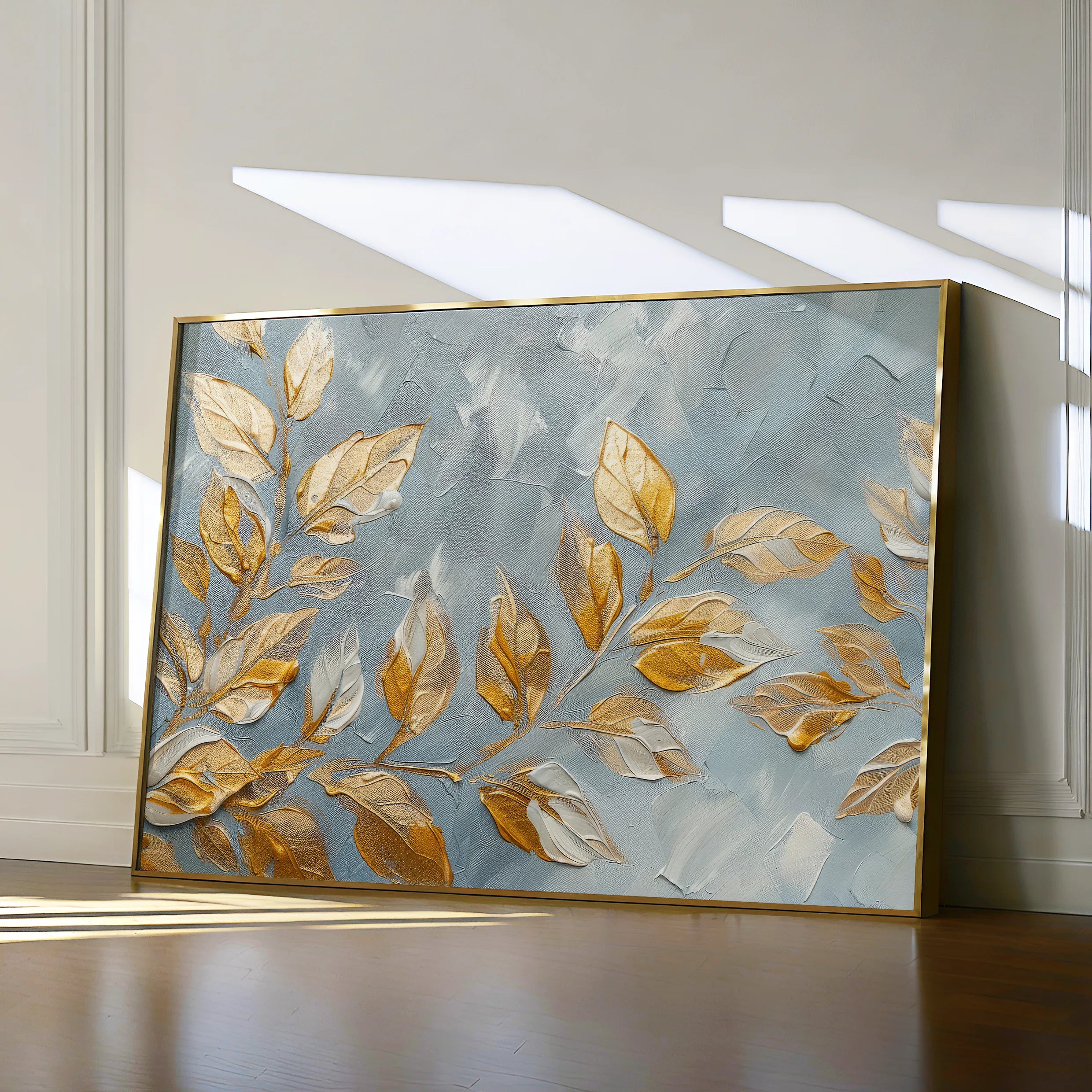 Floral 403 Canvas Art 18" x 24" / 45 x 60 cm / Black