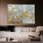 Floral 403 Canvas Art 18" x 24" / 45 x 60 cm / Black