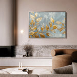 Floral 403 Canvas Art 18" x 24" / 45 x 60 cm / Black