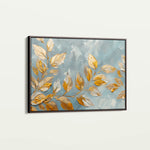 Floral 403 Canvas Art 18" x 24" / 45 x 60 cm / Black