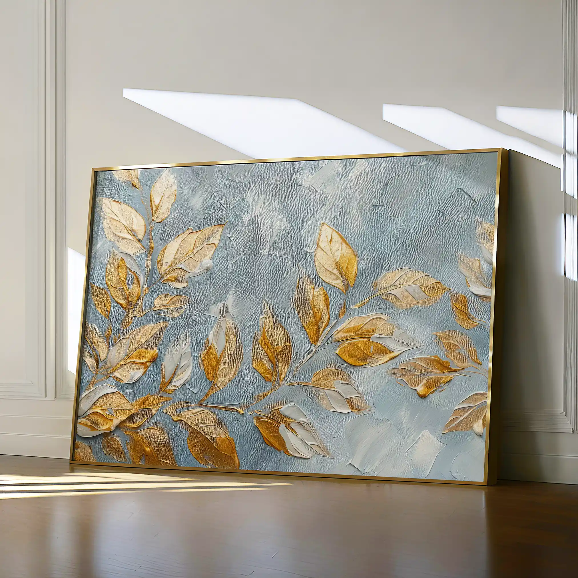 Floral 403 Canvas Art 60 x 40 cm / Black