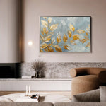 Floral 403 Canvas Art 60 x 40 cm / Black