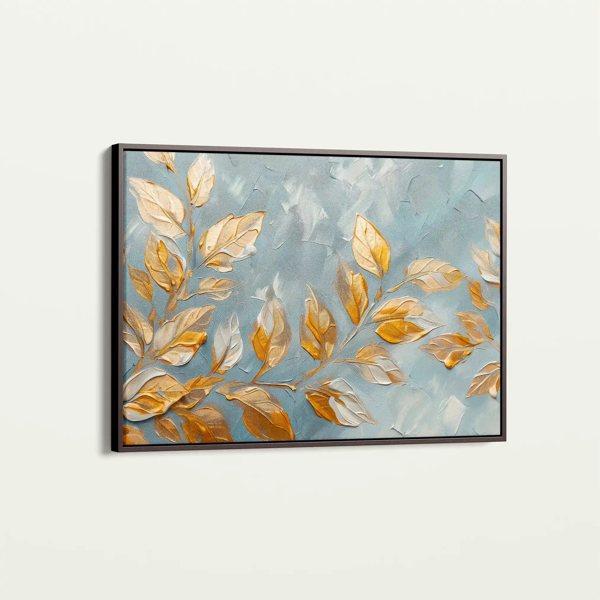 Floral 403 Canvas Art 60 x 40 cm / Black