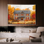 Landscape 403 Canvas Art 18" x 24" / 45 x 60 cm / Black