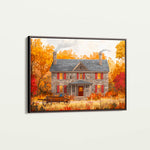 Landscape 403 Canvas Art 18" x 24" / 45 x 60 cm / Black