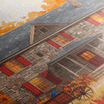 Landscape 403 Canvas Art 18" x 24" / 45 x 60 cm / Black