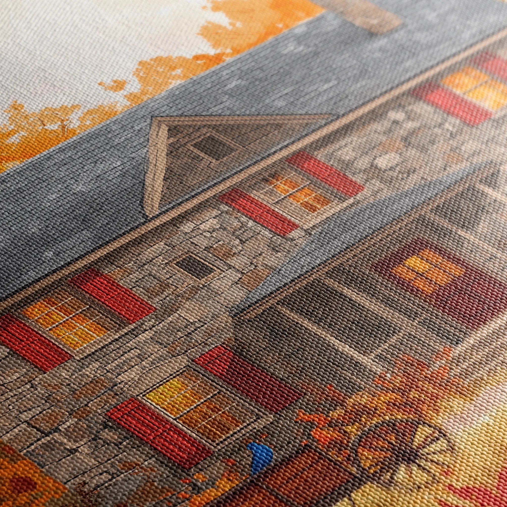 Landscape 403 Canvas Art 18" x 24" / 45 x 60 cm / Black