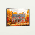Landscape 403 Canvas Art 60 x 40 cm / Black