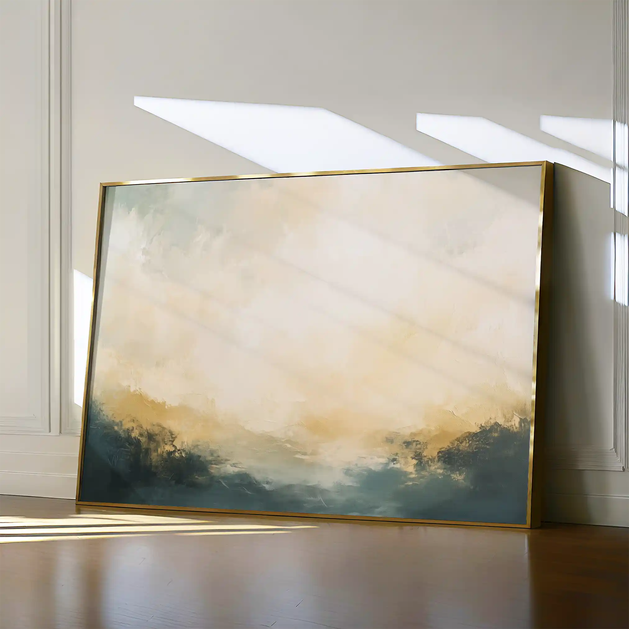 Abstract 404 Canvas Art 18" x 24" / 45 x 60 cm / Black