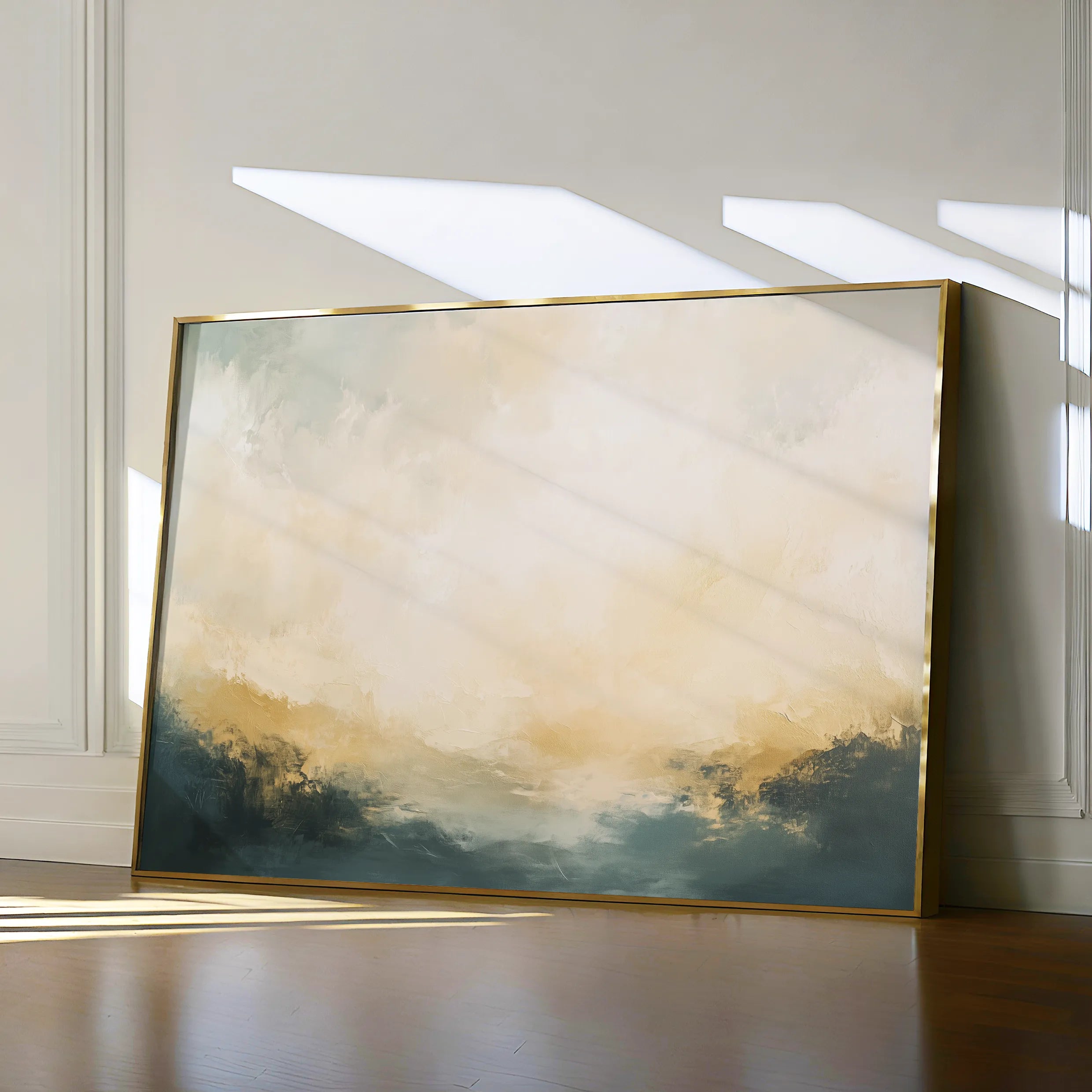 Abstract 404 Canvas Art 18" x 24" / 45 x 60 cm / Black