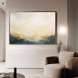 Abstract 404 Canvas Art 18" x 24" / 45 x 60 cm / Black