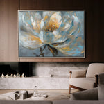 Floral 404 Canvas Art 18" x 24" / 45 x 60 cm / Black